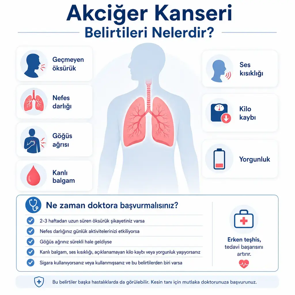 Akciğer Kanseri İlk Belirtileri Nelerdir?